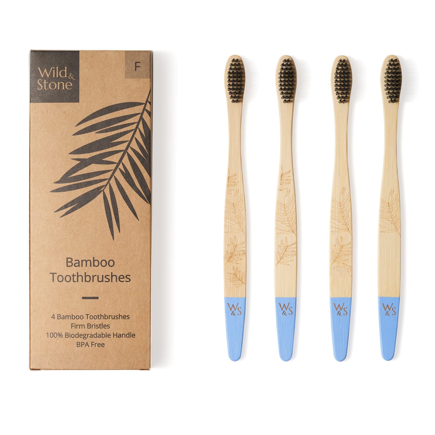 Cervora Bamboo Toothbrush Set (4-Pack)